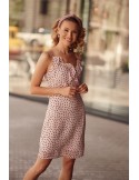 Powder polka dot summer dress PR3212 - Online store - Boutique